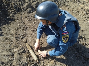 В Ленинском районе нашли мины, гранаты и патроны времен ВОВ
