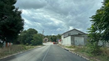 Новости » Общество: Участок дороги ведущей в микрорайон Мичурино заасфальтировали