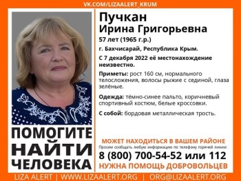 Новости » Криминал и ЧП: В Крыму пропала женщина