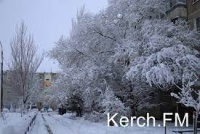 Завтра в Крыму ожидают снег и усиление ветра