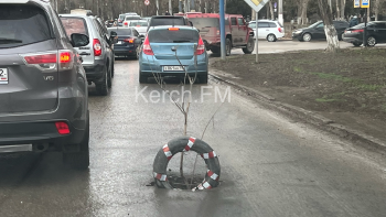 Новости » Общество: Водители, внимание! На Кирова открыт люк