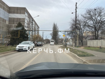 На Ульяновых в Керчи с утра произошло ДТП
