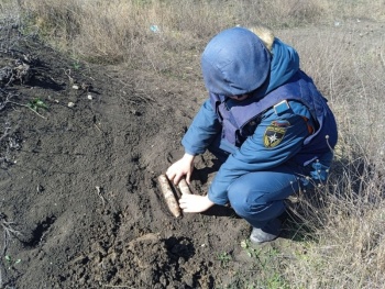 Новости » Общество: В Приморском парке Керчи нашли ручную гранату времен ВОВ