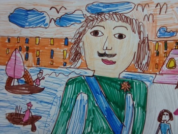 Новости » Общество: Дети вместе с керченским художником готовили творческие работы на конкурс