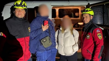 Спасателям вновь пришлось искать заблудившихся туристов в горах Крыма