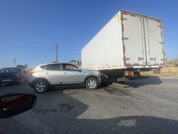 Новости » Криминал и ЧП: На Куль-Обинском шоссе произошло ДТП