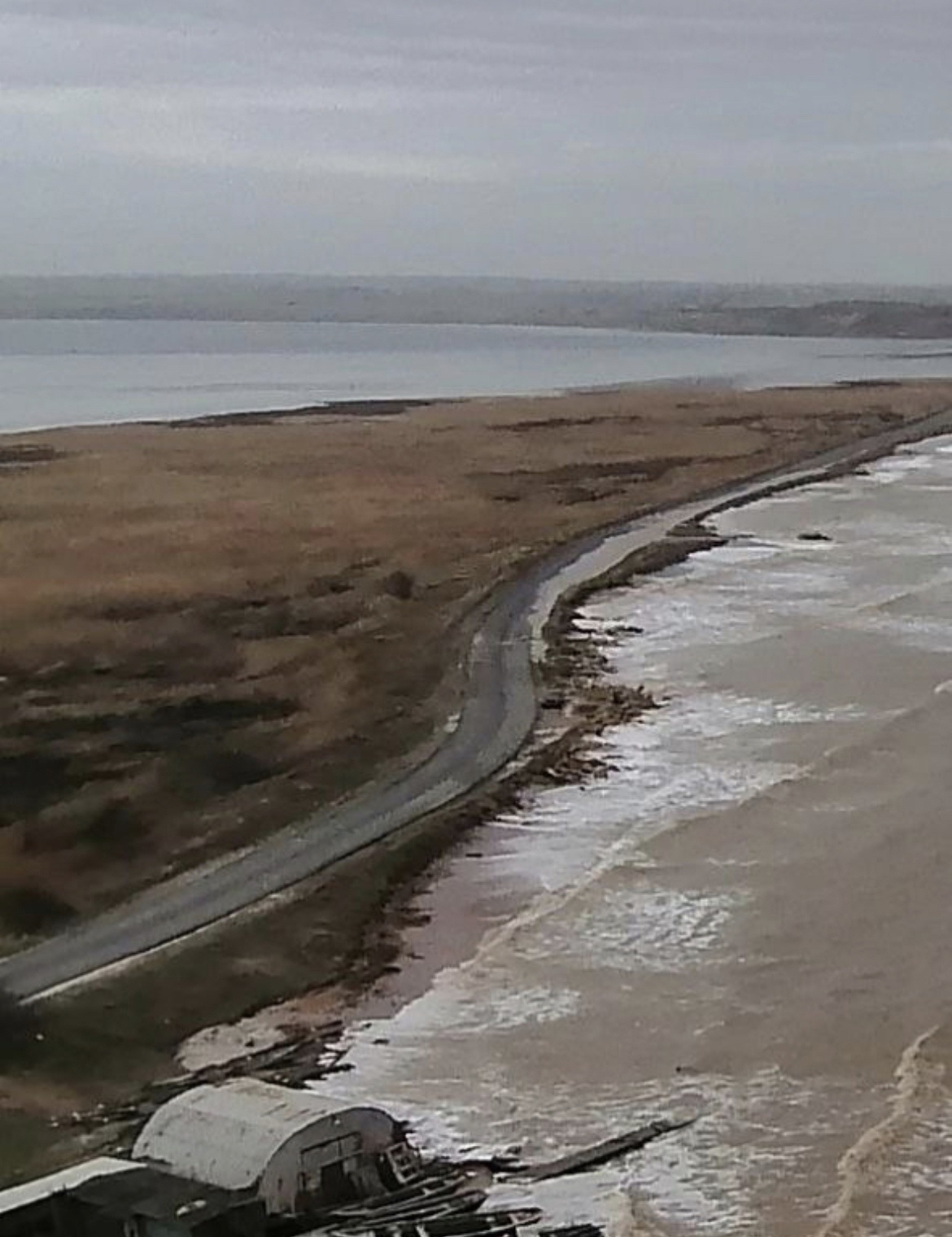 Еще одну дорогу под Керчью затопило море » Керчь.ФМ - вся правда о Керчи,  новости Керчи