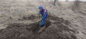 На улице Козлова в Керчи обнаружили минометную мину калибра 88 мм