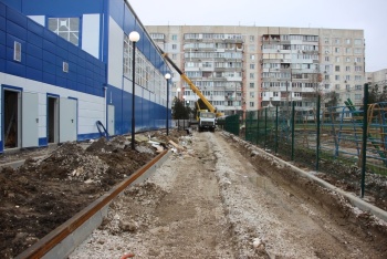 В Керчи продолжаются работы по строительству физкультурно-оздоровительного комплекса
