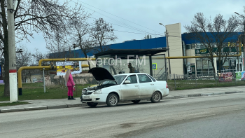 Новости » Криминал и ЧП: На перекрестке Ворошилова - Камыш-Бурунское шоссе опять произошло ДТП