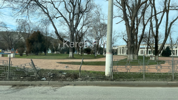 Новости » Общество: На Адмиралтейском проезде произошла авария