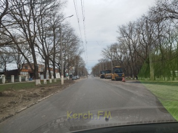Идет ремонт: Кокорина, Вокзальное шоссе и Годыны в Керчи перекрыты
