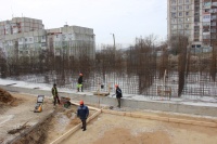 Новости » Общество: В Керчи продолжаются работы по строительству дома для депортированных граждан