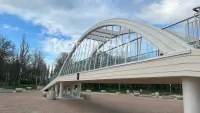 Новости » Общество: Ремонт копии «Крымского моста» в Керчи завершили