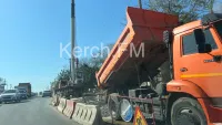 Новости » Общество: Асфальт на Куль-Обинском шоссе восстановят после завершения работ