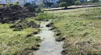 Новости » Коммуналка: В Керчи покосили камыши и обнаружили неизвестную доселе реку