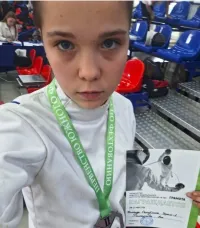 Новости » Спорт: Фехтовальщица из Керчи стала серебряной призёркой Первенства Южного федерального округа РФ