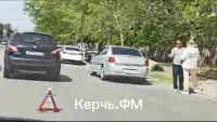 Новости » Криминал и ЧП: В Керчи в районе АТС произошла авария