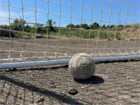 Предприниматель из Керчи  подарил детям песочницу, деревянный домик и разровнял поле для игры в футбол