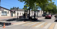 На Пирогова в Керчи произошло ДТП с мопедистом