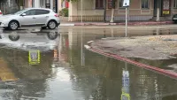Новости » Коммуналка » Общество: Ливневки в Керчи не справляются даже с маленьким дождем