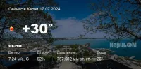 Новости: Погода в Керчи на 17 июля
