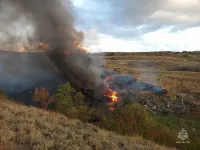 Новости » Общество: Керчь в списке лидеров по количеству возгораний на открытой территории