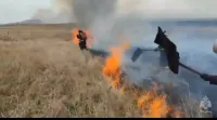 В Яковенково спасатели тушили пожар