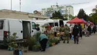 В Керчи у ЦДЮТ проходит сельскохозяйственная ярмарка