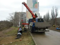 В Керчи продолжаются работы по укладке новых труб магистрального водовода